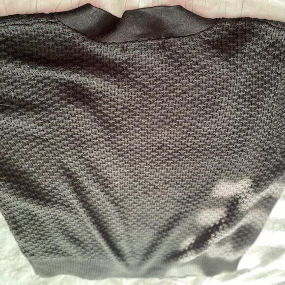 Jessica VTG Black Short Sleeved Cropped Sweater - Size 2X - Picture 11 of 11